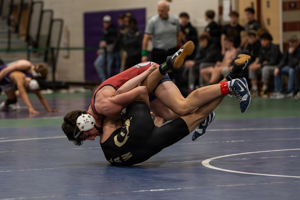 U.S. Marines Attend Washington 3A Dual State Championship