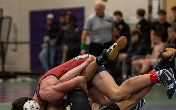 U.S. Marines Attend Washington 3A Dual State Championship