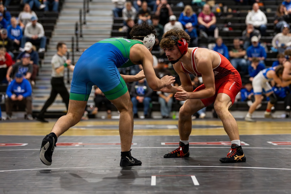 U.S. Marines Attend Washington 3A Dual State Championship