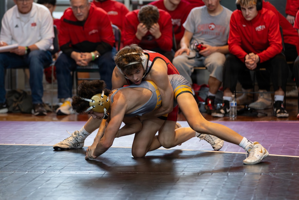 U.S. Marines Attend Washington 3A Dual State Championship