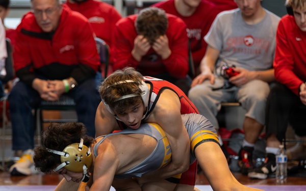 U.S. Marines Attend Washington 3A Dual State Championship