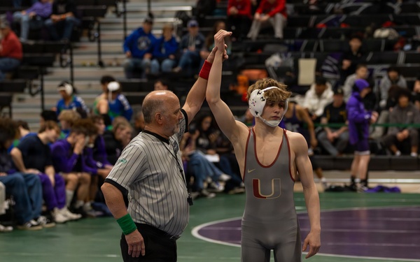 U.S. Marines Attend Washington 3A Dual State Championship