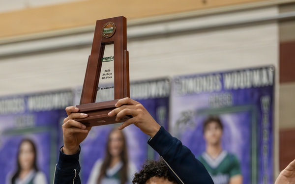 U.S. Marines Attend Washington 3A Dual State Championship