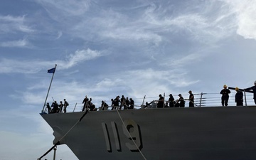 USS Delbert D. Black (DDG 119) Arrives at Eilat, Israel