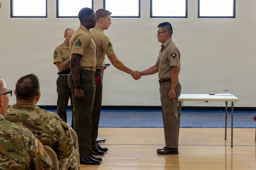 Camp Blaz holds joint Lance Corporal Seminar Graduation