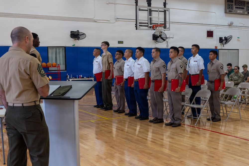 Camp Blaz holds joint Lance Corporal Seminar Graduation