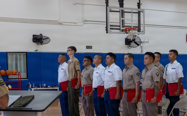 Camp Blaz holds joint Lance Corporal Seminar Graduation