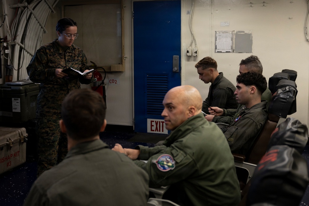 11th MEU Marines, Sailors Conduct Flight Deck Operations Aboard USS Boxer