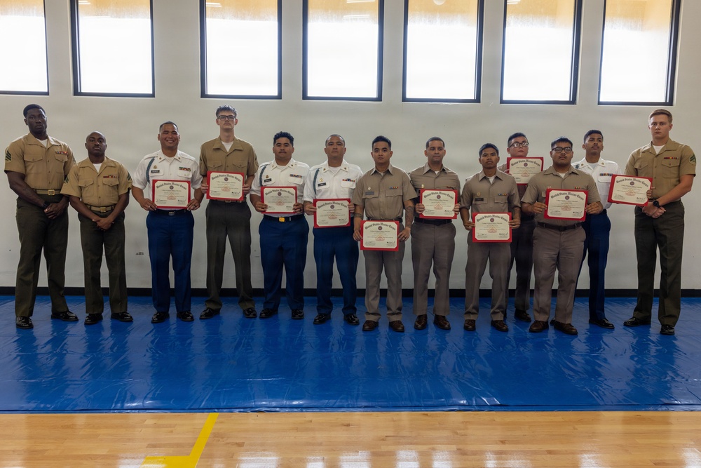 Camp Blaz holds joint Lance Corporal Seminar Graduation