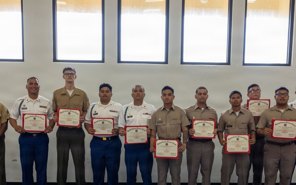 Camp Blaz holds joint Lance Corporal Seminar Graduation