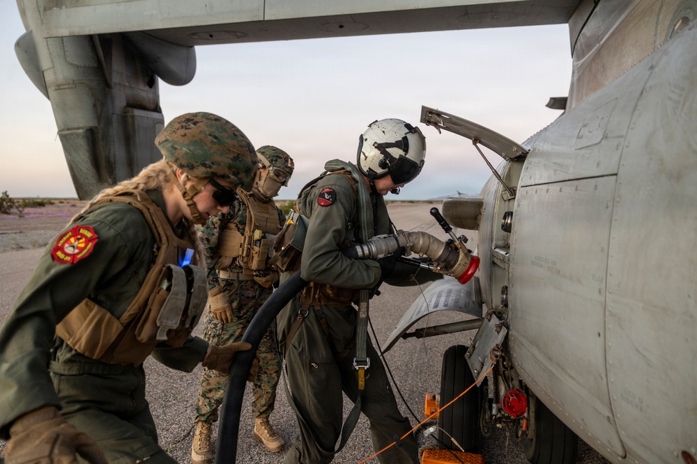 11th MEU Marines, Sailors Conduct FARP Operations