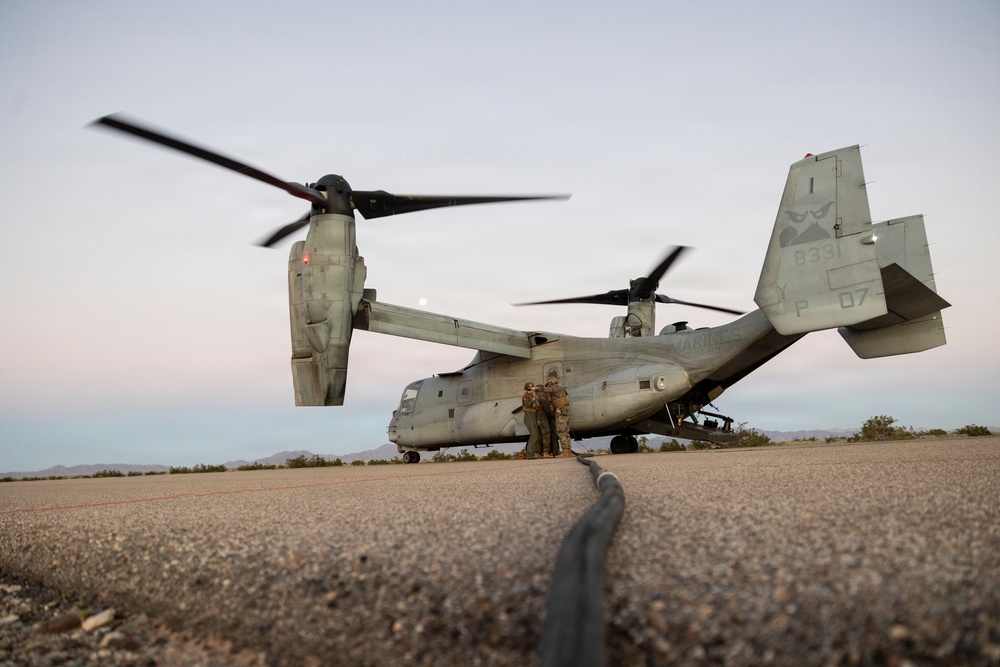 11th MEU Marines, Sailors Conduct FARP Operations