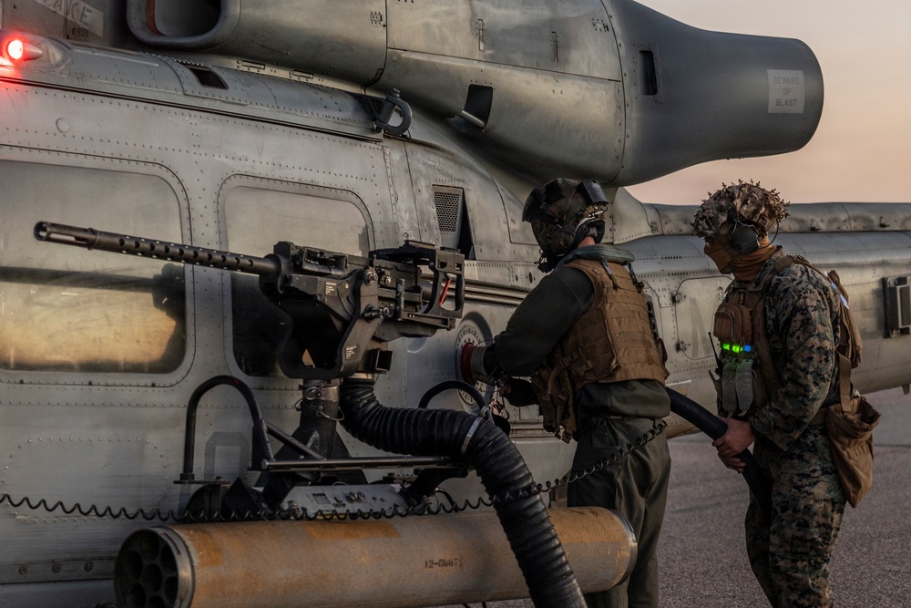 11th MEU Marines, Sailors Conduct FARP Operations