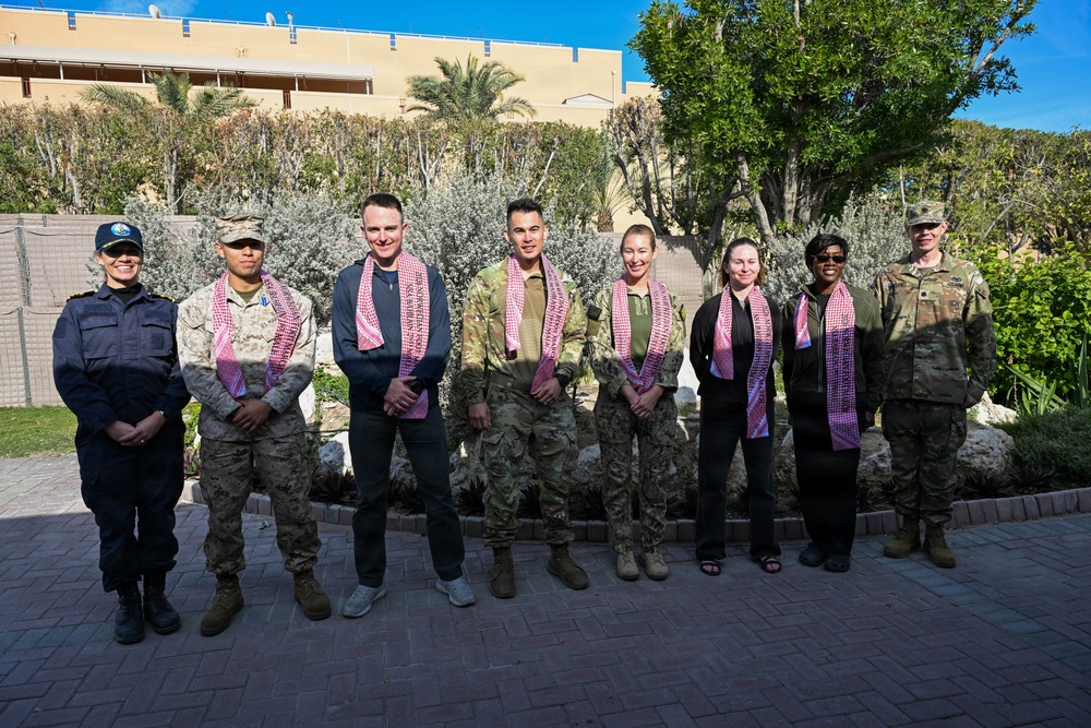 Units completed the first Norwegian Foot March in NSA Bahrain