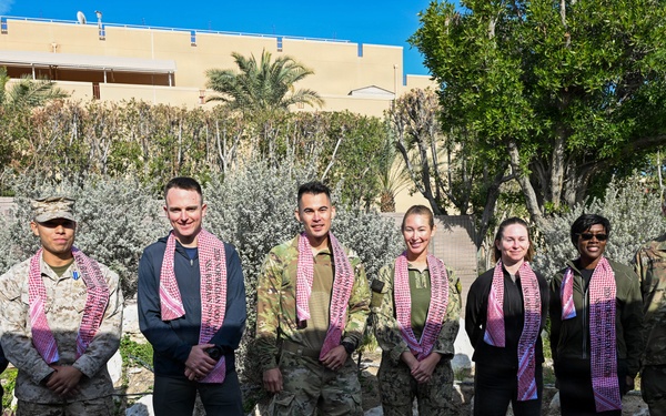 Units completed the first Norwegian Foot March in NSA Bahrain