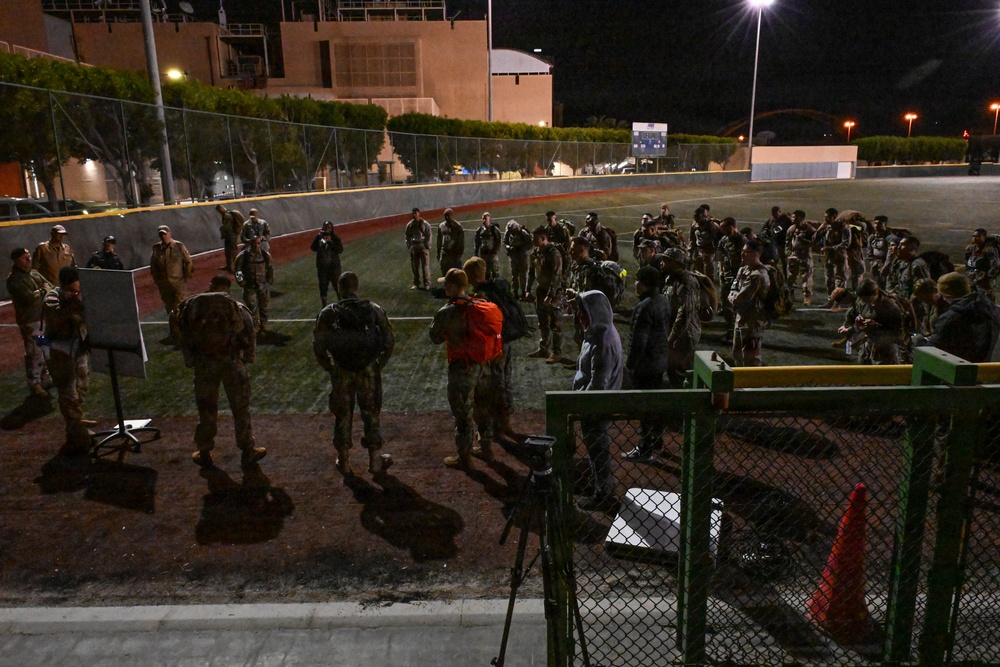 Units completed the first Norwegian Foot March in NSA Bahrain