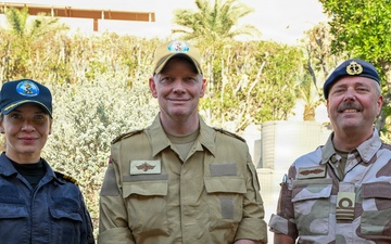 Units completed the first Norwegian Foot March in NSA Bahrain