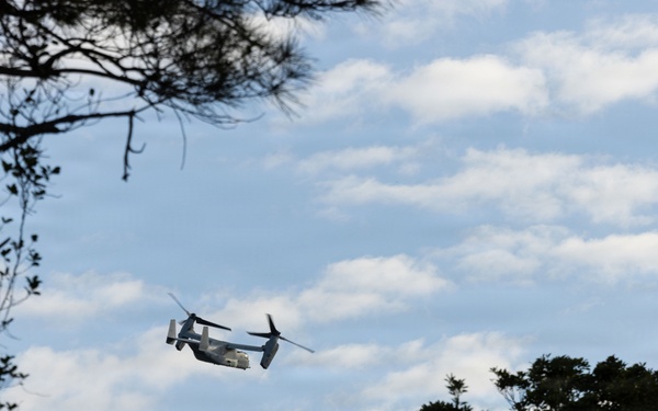 U.S. Marines with 12th LCT and 1st MAW Participate in an Aerial Support Rehearsal