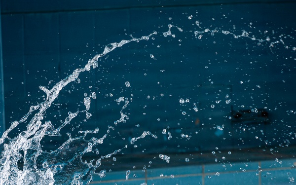 U.S. Airmen participate in German Armed Forces Proficiency Badge swim test