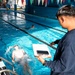 U.S. Airmen participate in German Armed Forces Proficiency Badge swim test