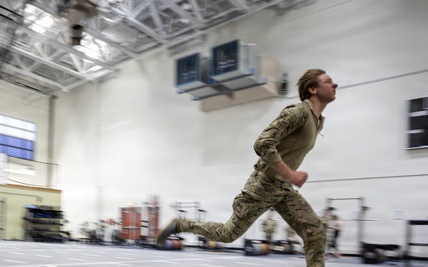 176th Wing PJs conduct the Special Warfare Tier 2 Operational Fitness Test