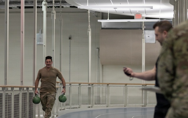 176th Wing PJs conduct the Special Warfare Tier 2 Operational Fitness Test