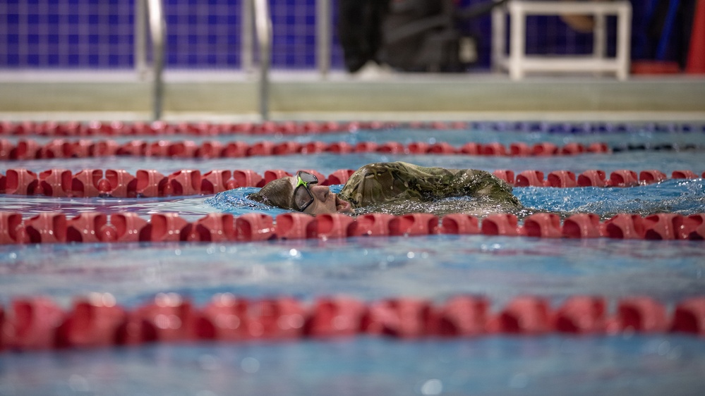 176th Wing PJs conduct the Special Warfare Tier 2 Operational Fitness Test