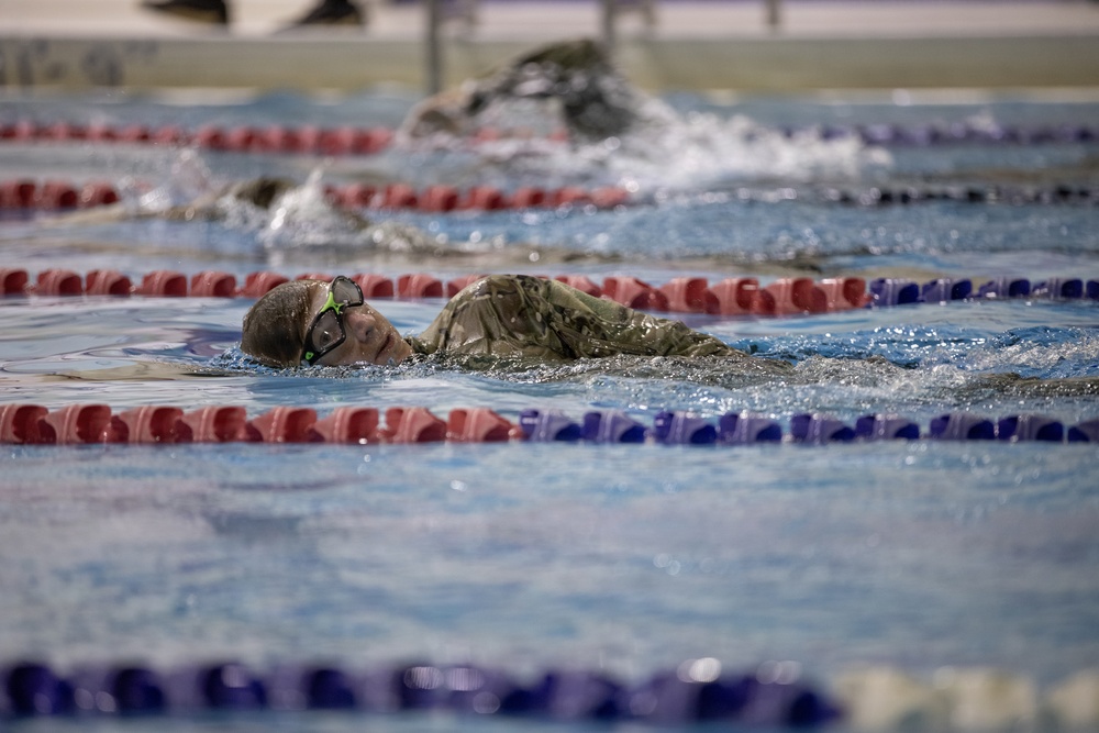176th Wing PJs conduct the Special Warfare Tier 2 Operational Fitness Test