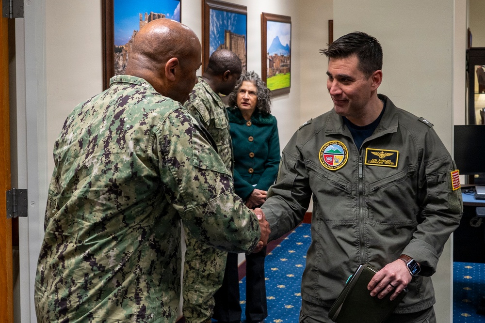 MyNavy Career Center Commander Visits NSA Naples