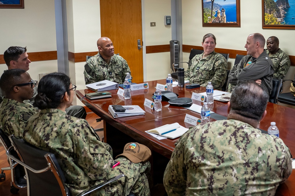 MyNavy Career Center Commander Visits NSA Naples