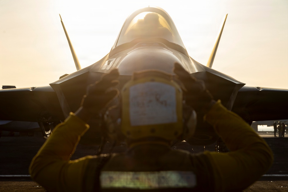 Abraham Lincoln conducts routine flight operations