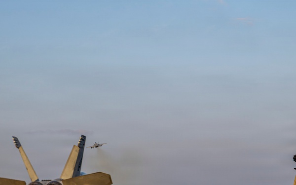 Abraham Lincoln conducts routine flight operations