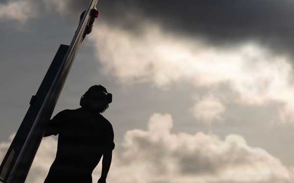 VMFA-232 perform flight operations out of Guam