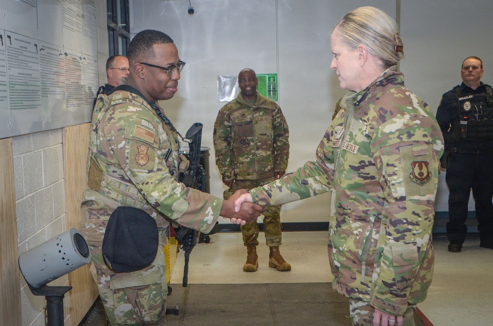 AFSC command team visits Robins AFB