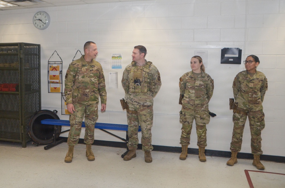 AFSC command team visits Robins AFB