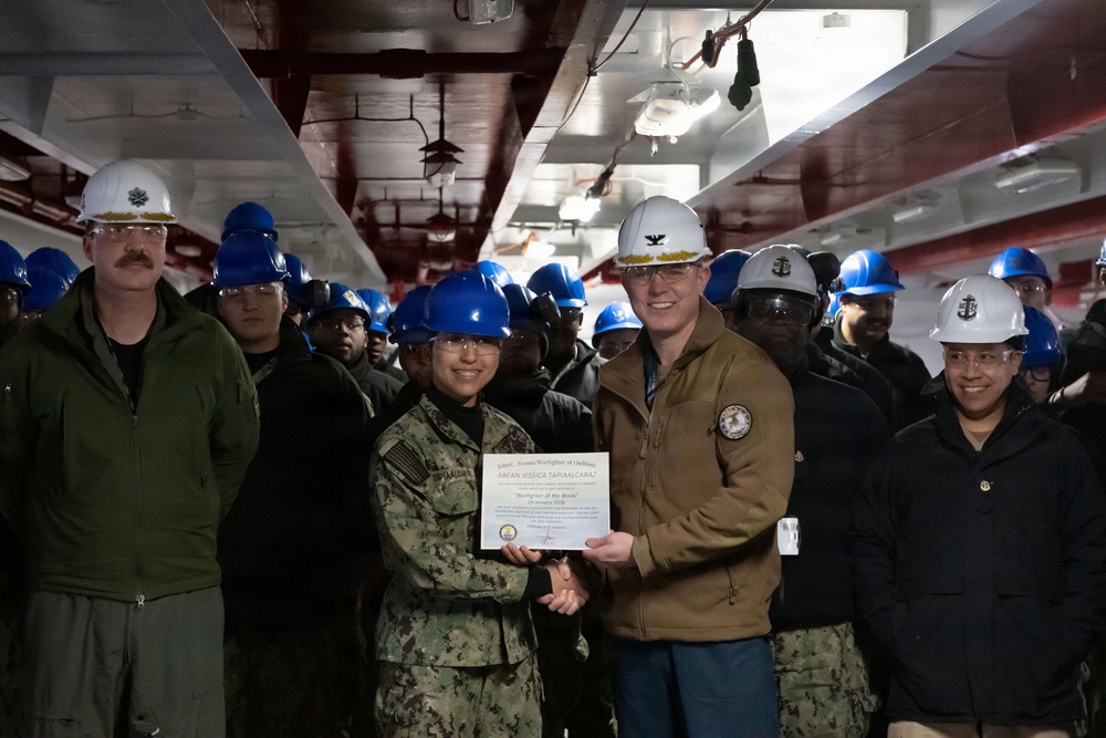 Warfighter of the Week USS John C. Stennis (CVN 74)
