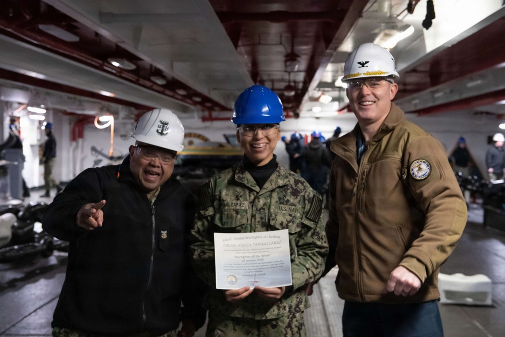 Warfighter of the Week USS John C. Stennis (CVN 74)