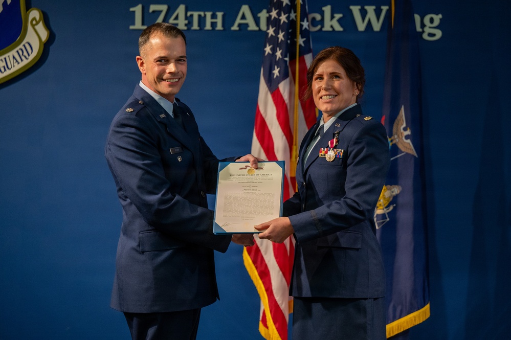 Airman retires after military service at Hancock Field