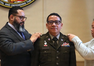 CW3 Steven Rodriguez Promotion Ceremony