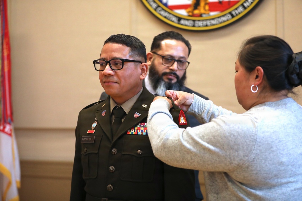 CW3 Steven Rodriguez Promotion Ceremony