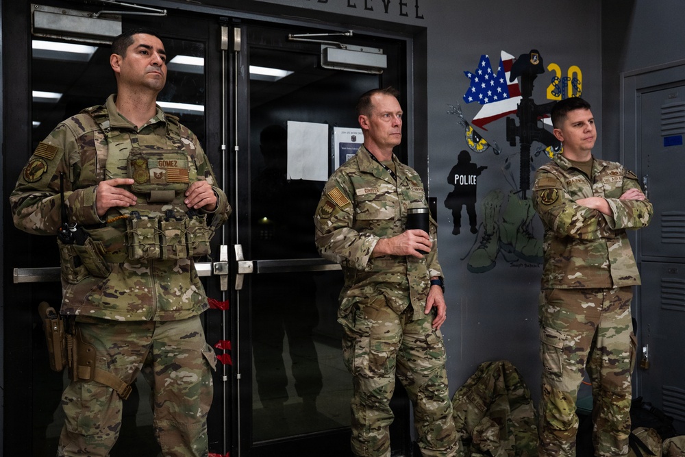 Defender for a Day: Valor Chief Visits 20th Security Forces Squadron