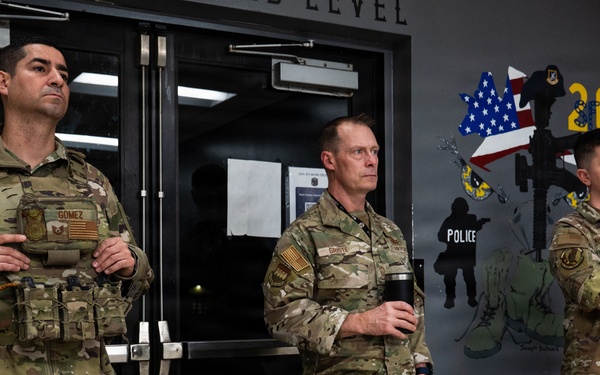 Defender for a Day: Valor Chief Visits 20th Security Forces Squadron