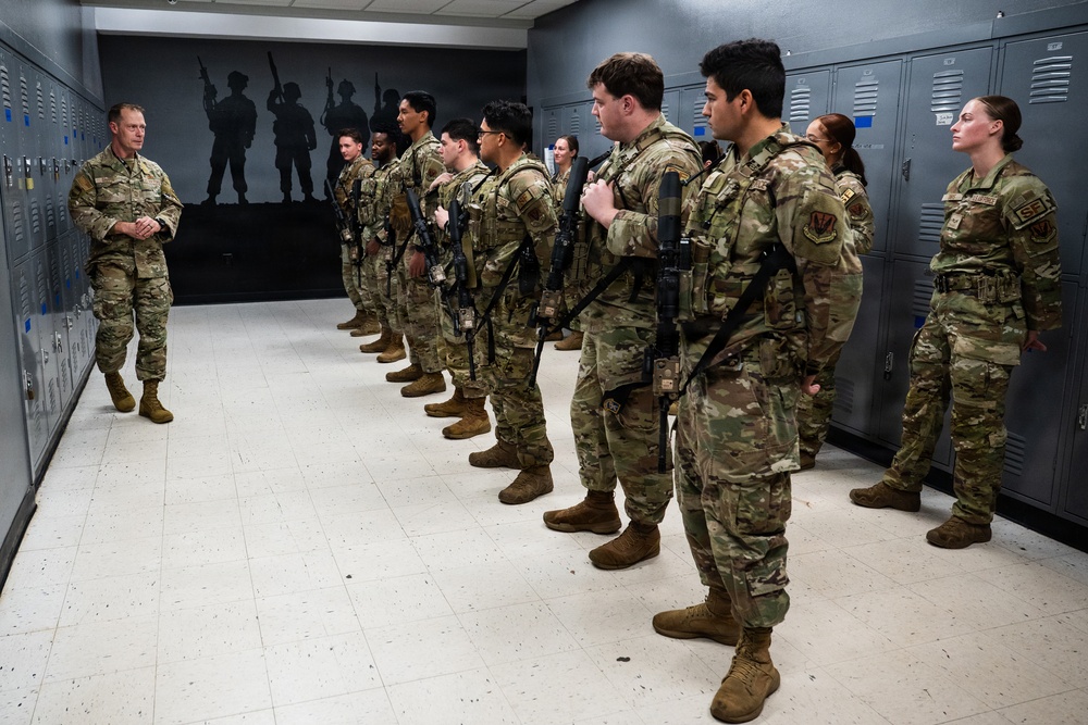 Defender for a Day: Valor Chief Visits 20th Security Forces Squadron