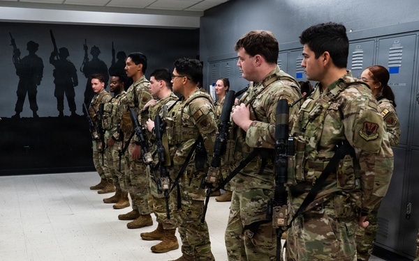 Defender for a Day: Valor Chief Visits 20th Security Forces Squadron