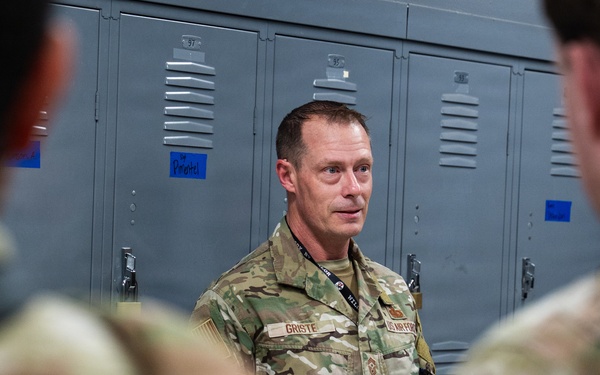 Defender for a Day: Valor Chief Visits 20th Security Forces Squadron
