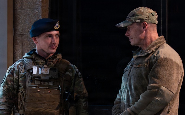 Defender for a Day: Valor Chief Visits 20th Security Forces Squadron