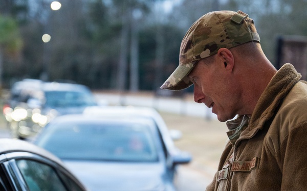 Defender for a Day: Valor Chief Visits 20th Security Forces Squadron