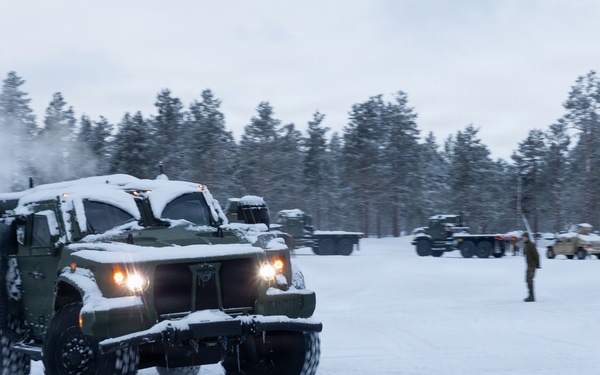 CORE26 | U.S. Marines and Sailors Learn to Drive on Icy Roads in Norway