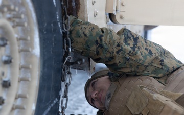 CORE26 | U.S. Marines and Sailors Learn to Drive on Icy Roads in Norway
