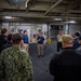 Commander, Military Sealift Command visits USNS Medgar Evers (T-AKE 13)